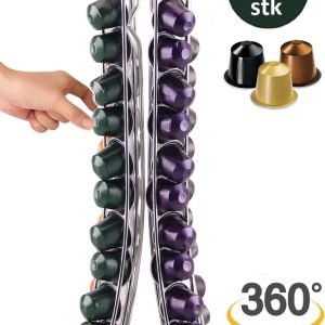 Babij Cooking capsulehouder/cuphouder Nespresso CF-N07 40 cups 360 graden draaibaar