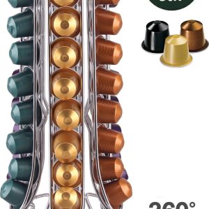 Babij Cooking capsulehouder/cuphouder Nespresso CF-N08 48 cups 360 graden draaibaar
