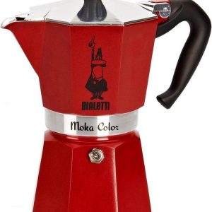 Bialetti Percolator Moka Express Rood 6 tassen
