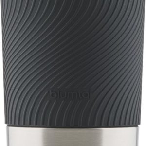 Blumtal Thermosbeker Classic - Lekvrij, BPA-Vrij en Vaatwasserbestendig - Hoge Kwaliteit Thermosfles met Quick-Press Sluiting - Travel Mug 350 ml - Zwart