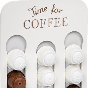 Decopatent® - Capsulehouder Dolce Gusto - Hangende Capsule houder voor 12 Stuks dolce gusto koffie cups - Cuphouder - Wit