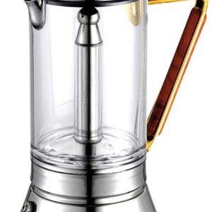 G.A.T. Italia Cristal RVS 4-kops - Percolator 200ml - Inductie - Made in Italy