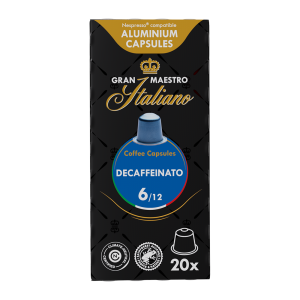 Gran Maestro Italiano Decaffeinato - 20 koffiecups