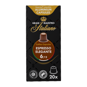 Gran Maestro Italiano Espresso Elegante - 20 koffiecups