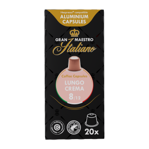 Gran Maestro Italiano Lungo Crema - 20 koffiecups