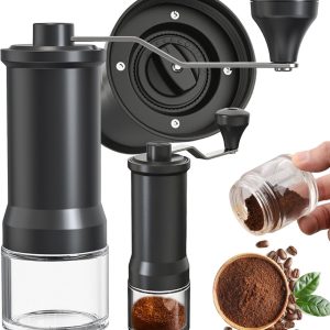 Handmatige Koffiemolen - Handmolen voor Espresso - Instelbare maalgraad - Koffiebonen maler