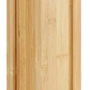 Kinvara Koffie cup/capsule houder/dispenser - bamboe hout - voor 36 cups - D11 x H34 cm - Geschikt voor Nespresso cups