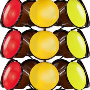 KitchenBrothers Capsulehouder - Koffiecups houder - Geschikt voor Dolce Gusto - 35 Cups - Draaibaar - Zwart