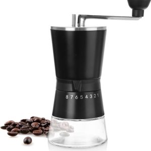 Koffiemolen Edelstaal 21 cm - Koffiemaler - Koffiebonen Maler - Bonenmaler