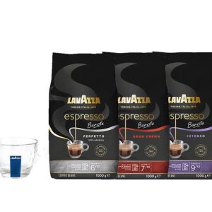 Lavazza koffiebonen Barista 3kg + 1 cappuccino glas GRATIS