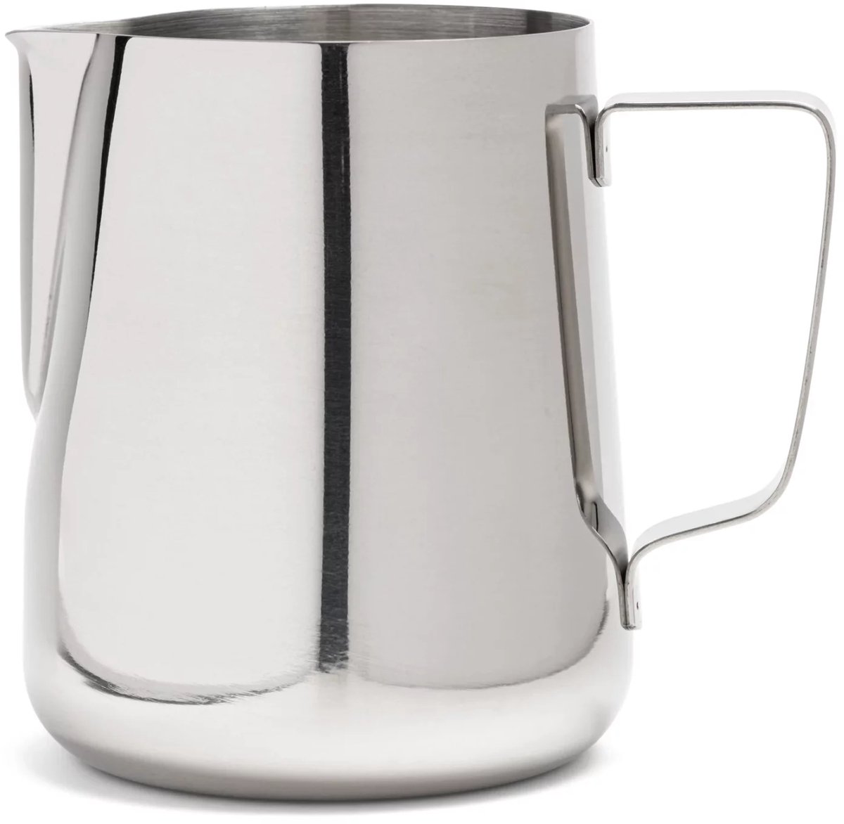 Melkkannetje Opschuim - Essentials - Zilver, 350ml - RVS - Melkopschuimkan - Melkkan - Espressomachine - Barista Essentials