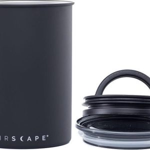 Planetary Design USA - Airscape® Classic 500gr. - Charcoal - voorraadpot - voorraadbus koffie - voorraadblik - luchtdicht en vers - RVS