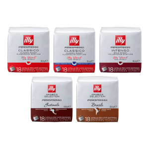 Proefpakket - illy 100% Arabica Blends - 90 Iperespresso capsules
