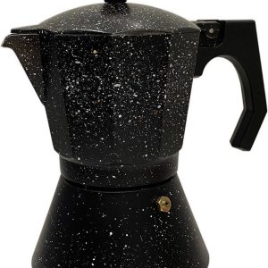 Rosenberg Espresso maker aluminium - percolator 9 kops - zwart