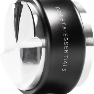 Tamper & verdeler combinatie - 58mm, Zwart - Koffie Tamper - Koffieverdeler - Espresso Tamper - Koffie Distributeur - Koffie Stamper - Espresso Verdeler - Quick Mill - Espressomachine - Barista Essentials