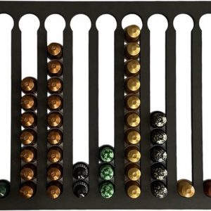 Nespresso capsulehouder XXL - Cuphouder voor Nespresso cups - 110 Capsules - Zwart - Kerst cadeau - Nespresso capsulehouder - Cuphouder voor Nespresso cups - 40 Capsules - Zwart - Capsulehouders - Capsule houder - Capsulehouder nespresso - Cuphouder