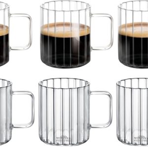 ijskoffie glas - 2 stuks - ijs koffie - borosilicaat glas -trend glas -latte machiato - trendy - Leonie