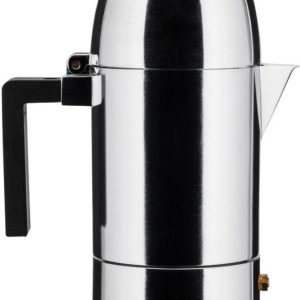Alessi Inductie-Percolator-La-Conica-6-kops-Zwart-Handvat