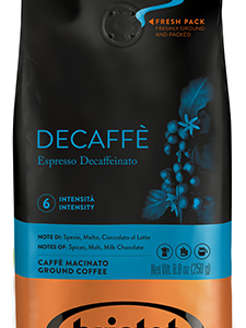 Bristot Decaffee gemalen bonen