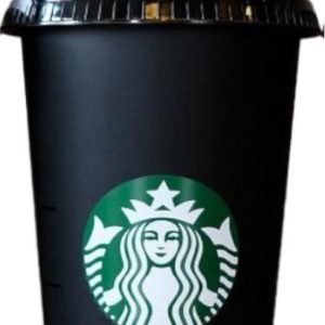 Starbucks Beker - Zwarte Drinkbeker - Matte Black - Met Rietje en Deksel - Herbruikbaar- ijskoffie beker - Milkshake beker - Tumbler - Cup - Limited Edition 2025