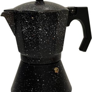 Bavary Espresso Maker, 9 Kopjes, Aluminium, Zwart - La Cafetière | Venice