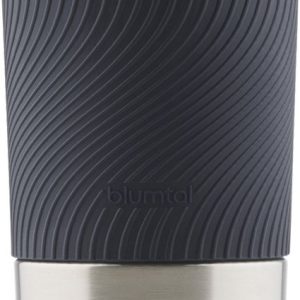 Blumtal Thermosbeker Classic - Lekvrij, BPA-Vrij en Vaatwasserbestendig - Hoge Kwaliteit Thermosfles met Quick-Press Sluiting - Travel Mug 500 ml - Donker Oceaan Blauw - Blauw