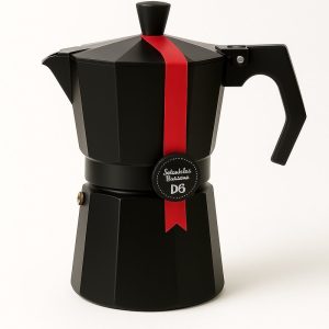 Conway Living® - Moka Pot 270 ml - Moka Express - Percolator - 6 kops - Espresso Maker - RVS - Italiaanse Koffiepot - Geschikt voor inductie