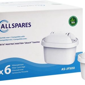 AllSpares Waterfilter (6x) voor Waterkannen 100486 / 101929 / 10222144 geschikt voor o.a. Brita Maxtra, Maxtra+ en Bosch Tassimo