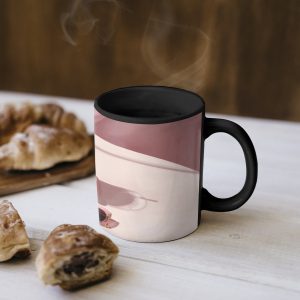Magische Mok - Foto op Warmte Mokken - Koffiemok - Ijskoffie - Zonnebril - Goud - Magic Mok - Beker - 350 ML - Theemok