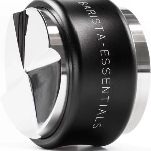 Tamper & verdeler combinatie - 51mm, Zwart - Koffie Tamper - Koffieverdeler - Espresso Tamper - Koffie Distributeur - Koffie Stamper - Espresso Verdeler - Delonghi Koffiemachine - Espressomachine - Barista Essentials