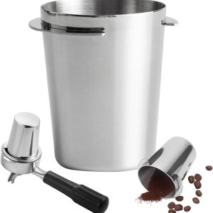 58 mm RVS Koffie Doseringbeker - Espresso Dosing Cup - Barista Accessoire - Geschikt voor 58 mm Espressomachine - Zilver