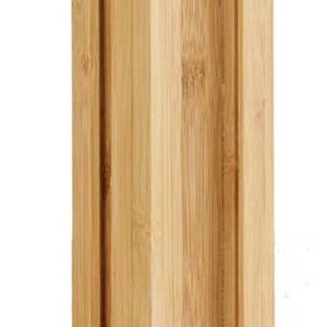 Arte R. Koffie cup/capsule houder/dispenser - bamboe hout - voor 20 cups - D11 x H30 cm - Geschikt voor Dulce Custo cups