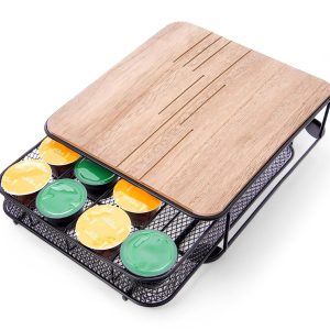 Koffiecapsulehouder Metaal Zwart - Capsulehouder - Koffiecups Houder - voor Koffie - Capsules