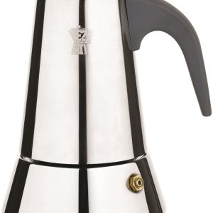 Pezzetti - Italiaanse espressomaker - koffiemaker - 4 kops - roestvrijstaal - inductie - gas - elektrisch - percolator - moka pot