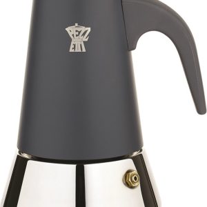 Pezzetti espressomaker - koffiemaker - 10 kops - roestvrijstaal - inductie - gas - elektrisch - percolator - moka pot - grijs