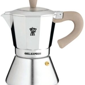 Pezzetti espressomaker - koffiemaker - 6 kops - alumium - inductie - gas - elektrisch - percolator- moka pot