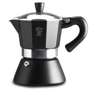 Pezzetti espressomaker - koffiemaker - 6 kops - alumium - zwart - inductie - gas - elektrisch - percolator