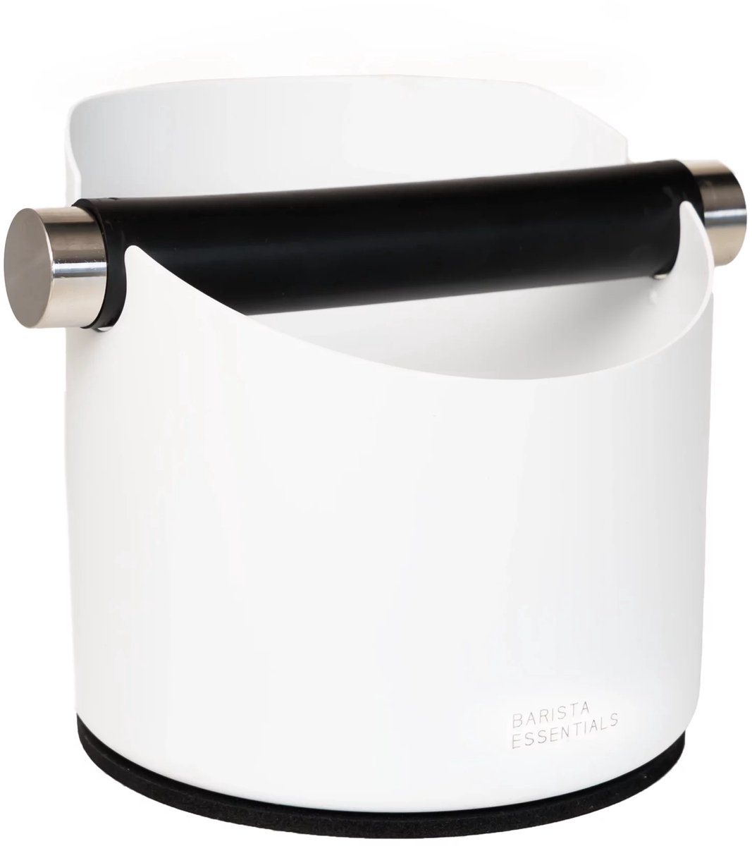 Uitklopbak RVS - 11cm, Wit - RVS - Knockbox - Afklopbak Koffie - Afklopbak - Espressomachine - Barista Essentials