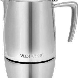 Espressomaker VeoHome 500ml RVS - Percolator inductie - Moka pot 10 kops - Robuuste, Compatibel met Alle Kookplaten