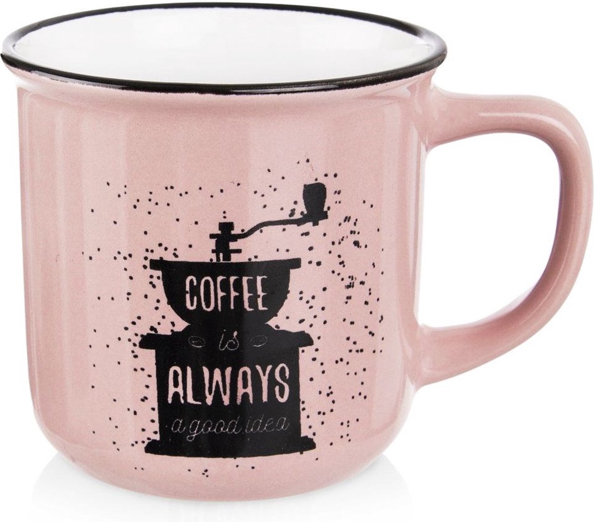 Koffiemok Keramiek 370 ml - Koffiekopje - Mok - Beker - Koffiebeker - Theebeker