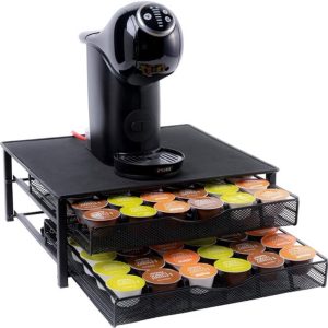 Capsulehouder geschikt voor Dolce Gusto - 2 Lades - 72 Cups - Antislip