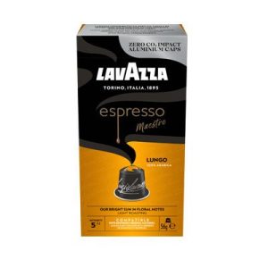 Lavazza Espresso MAESTRO LUNGO 100% arabica capsules compatibel NESPRESSO machines (10st)