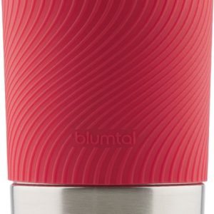 Blumtal Thermosbeker Classic - Lekvrij, BPA-Vrij en Vaatwasserbestendig - Hoge Kwaliteit Thermosfles met Quick-Press Sluiting - Travel Mug 350 ml - Rood