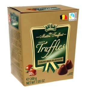 Fantasie truffels met cacao en hazelnootsmaak (200gr)