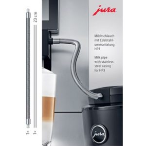 Jura Melkslang met roestvrijstalen ommanteling HP3