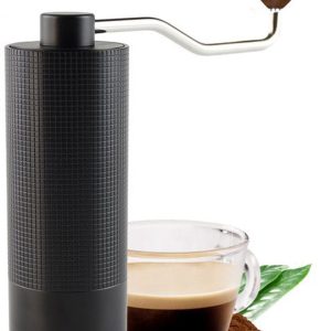 Koffiemolen - Koffiemaler - Coffee Grinder - 403 roestvrijstalen slijpkernKoffiemolen Handmatig - Volledig metalen behuizing - Premium Koffiemolen Handmatig - Bonenmaler voor Koffiebonen met Verstelbare Maalstanden