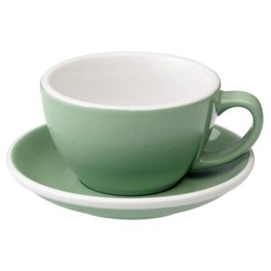 Loveramics egg café latte tas en ondertas (300ml) Munt
