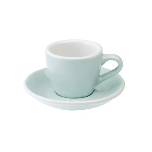 Loveramics egg espresso tas en ondertas (80ml) river blue