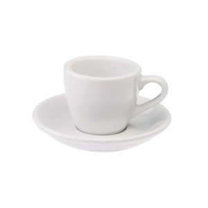 Loveramics egg espresso tas en ondertas (80ml) wit