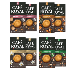 Proefpakket Café Royal gearomatiseerde koffies - 80 koffiecups